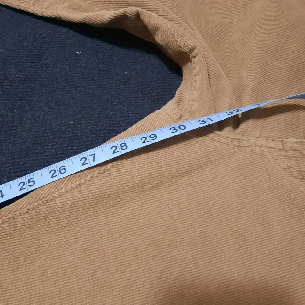 J.Crew 770 Straight Fit Corduroy Pants Men's 38x32 Tan Brown Stretch Cotton